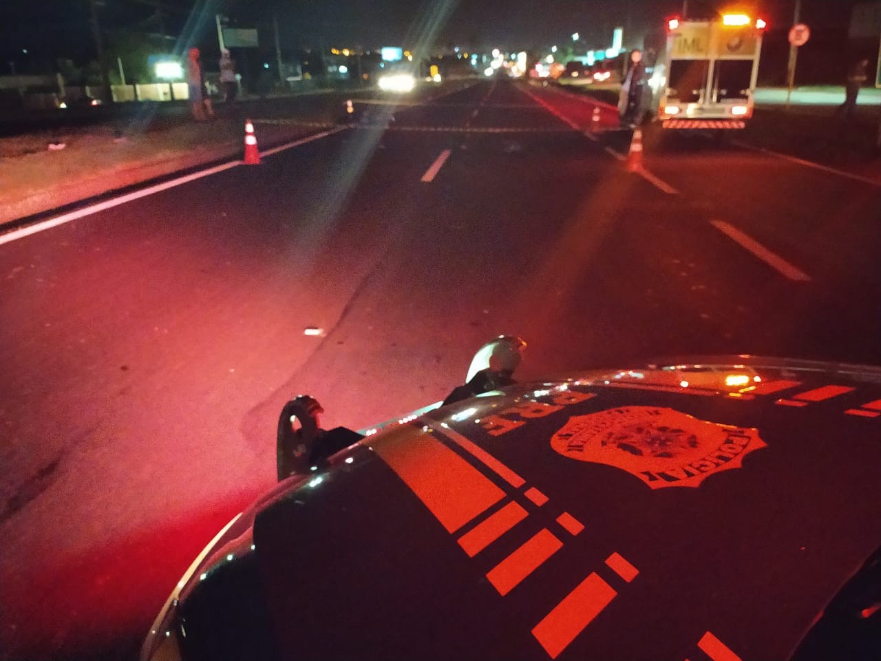 Jovem morre atropelado ao tentar atravessar a BR-376, em Marialva