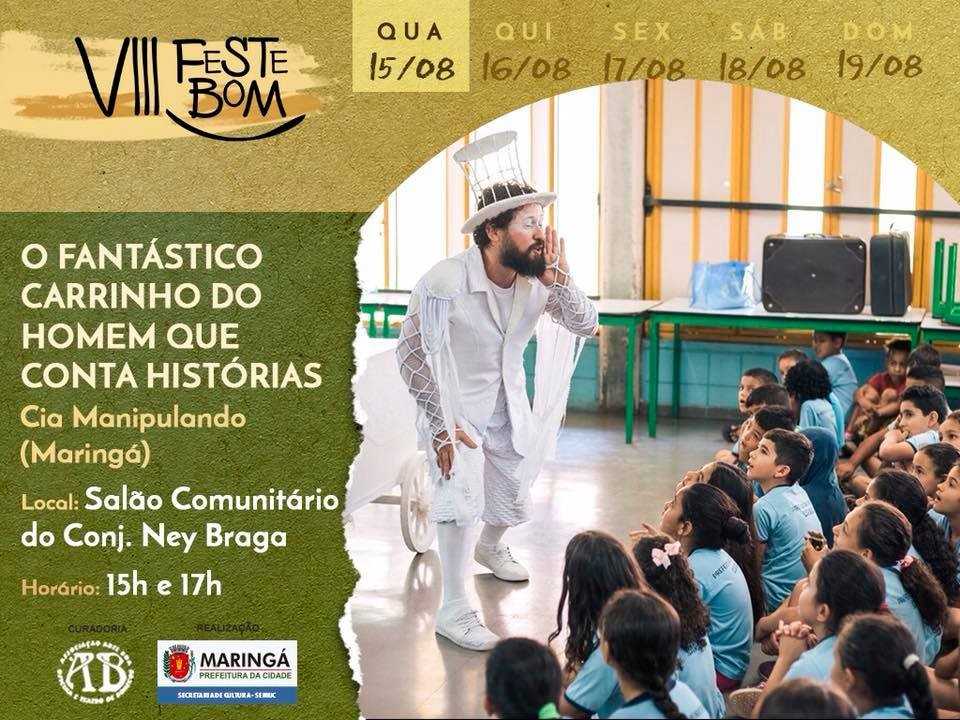 Festival de Bonecos começa nessa quarta-feira (15)