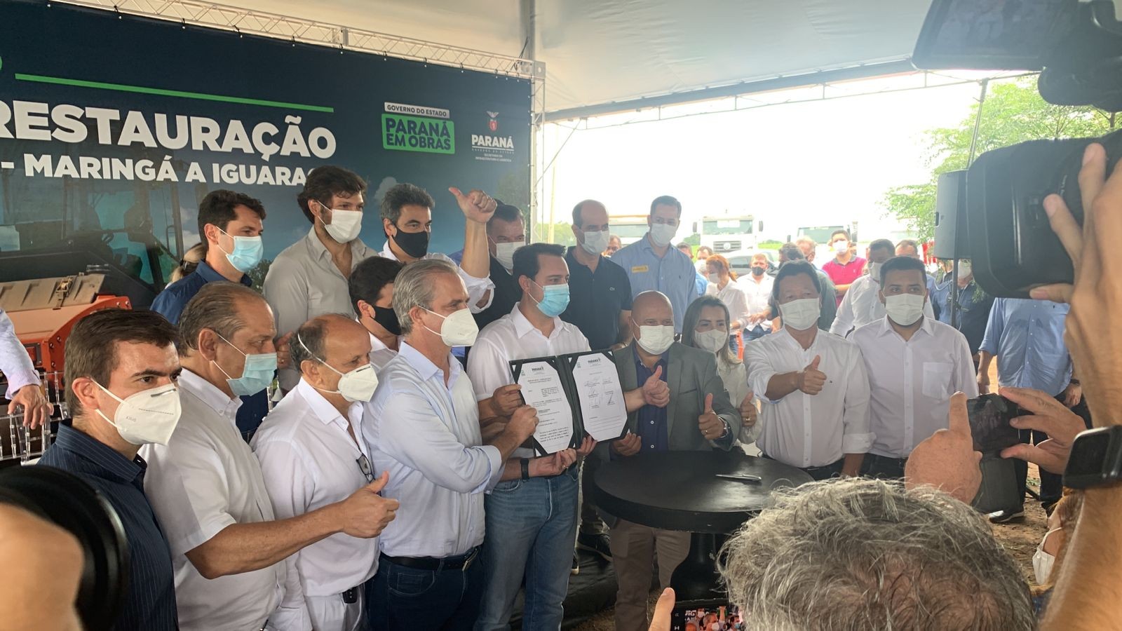 Assinada ordem de serviço para início das obras na PR-317