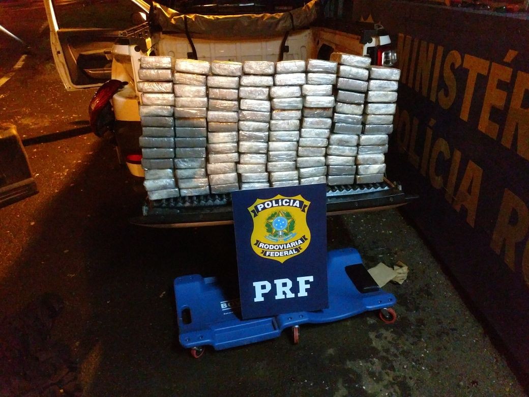 PRF apreendeu quase uma tonelada de cocaína este ano