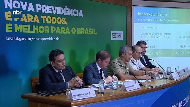 Governo prevê economia de R$ 10,44 bilhões em dez anos com a reforma da previdência dos militares