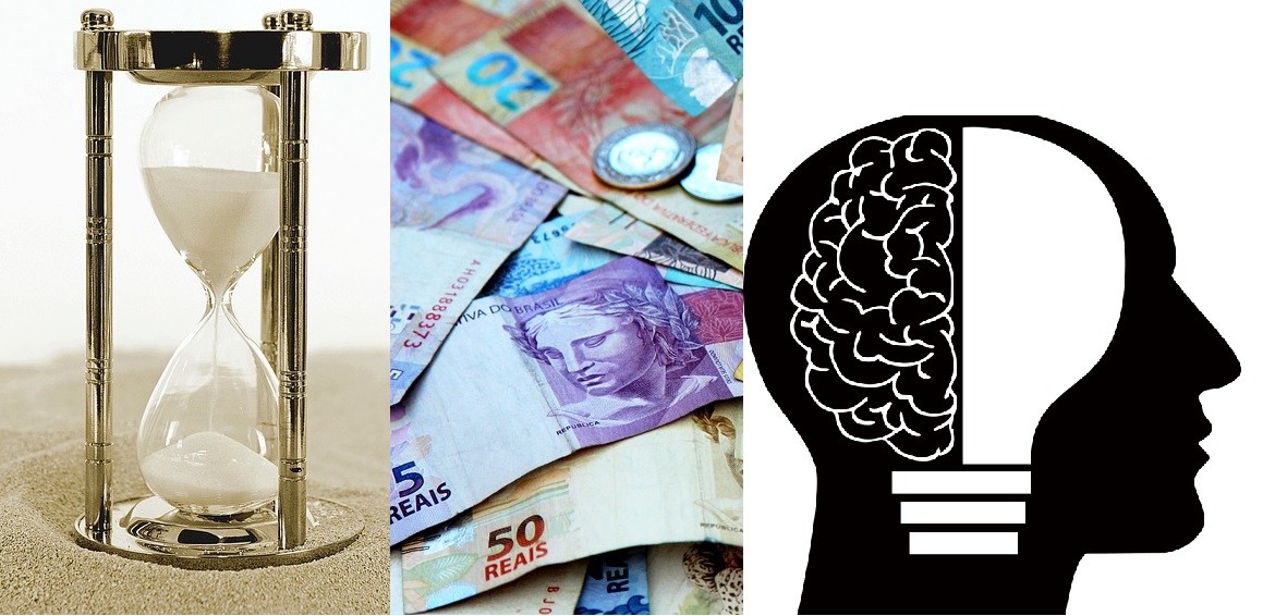 Um bom futuro financeiro depende de tempo, dinheiro e inteligência
