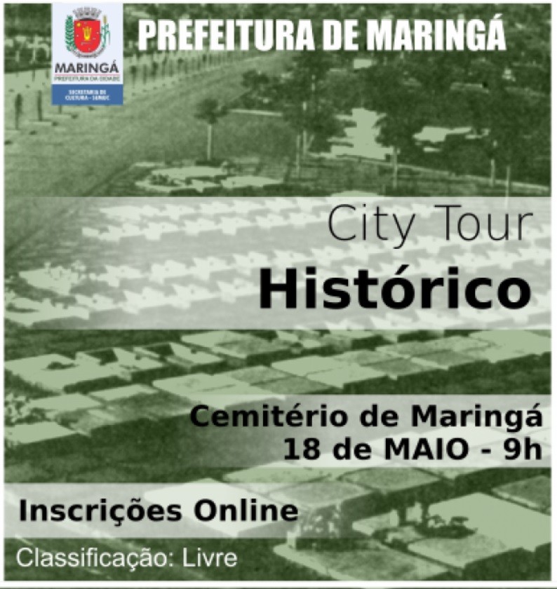 City Tour Histórico no Cemitério de Maringá será nesse sábado (18)