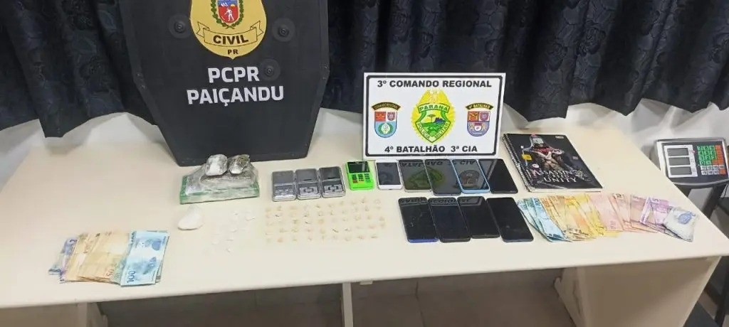 Duas pessoas são presas em operação contra o tráfico de drogas na região