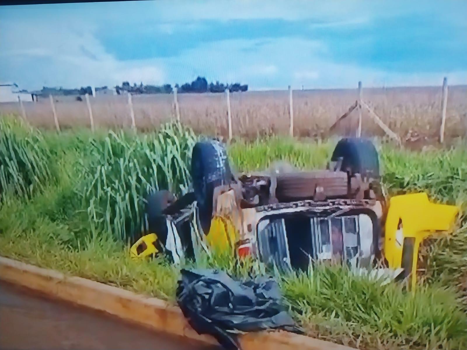 Policial militar morre em acidente com viatura na PR-323