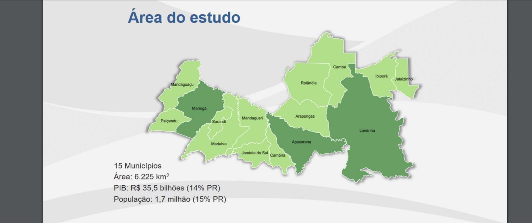 Desvio ferroviário do trem de carga e metrô de superfície estão no plano da Metrópole Paraná Norte