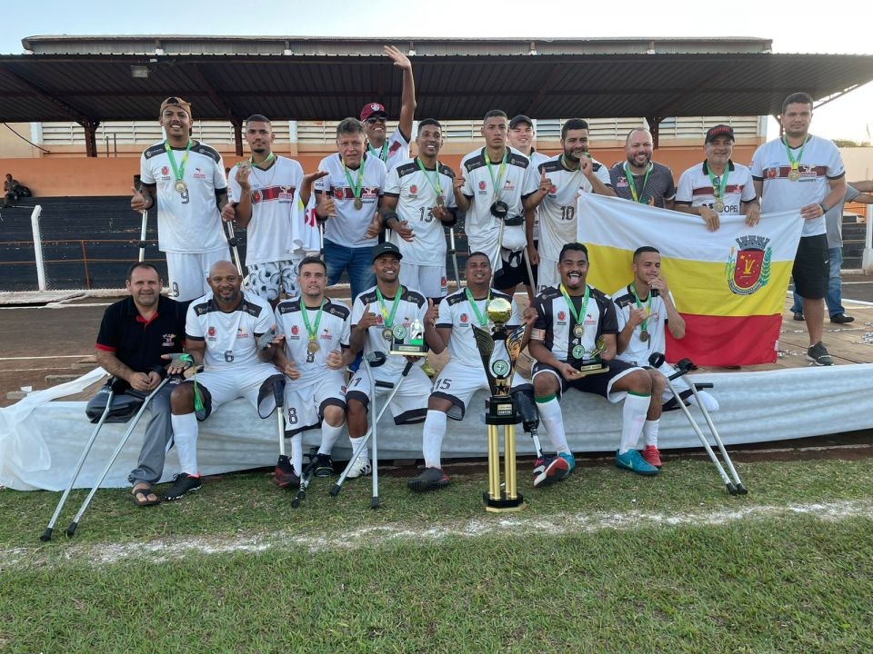 Maringá é campeã da Copa do Brasil de futebol para amputados