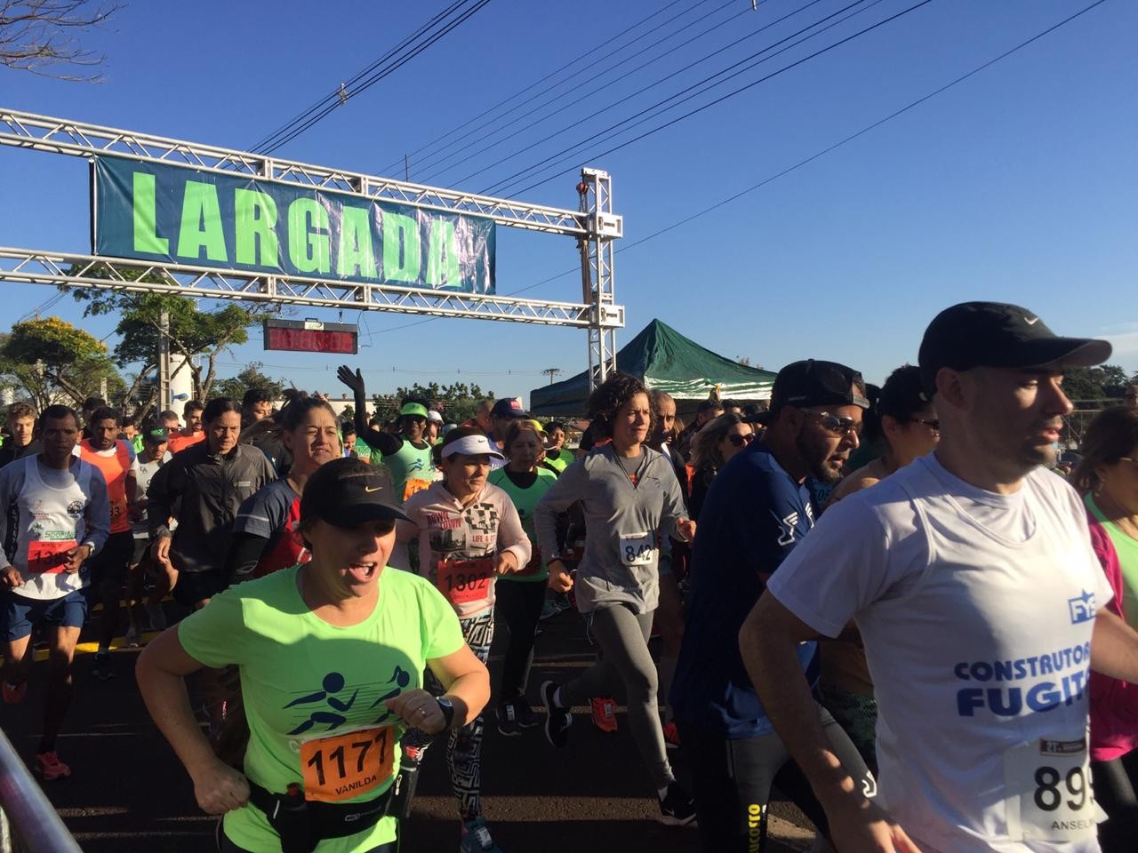 Atletas enfrentam frio na Prova Rústica do Jardim Alvorada