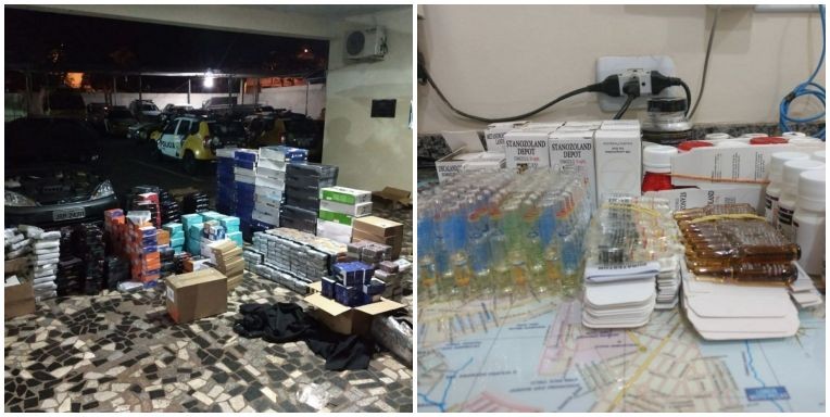 Seis são presos com eletrônicos e anabolizantes contrabandeados