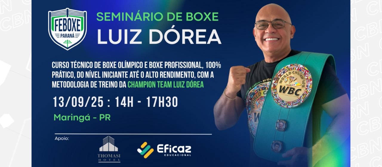 Federação de Boxe do Paraná promove evento em Maringá