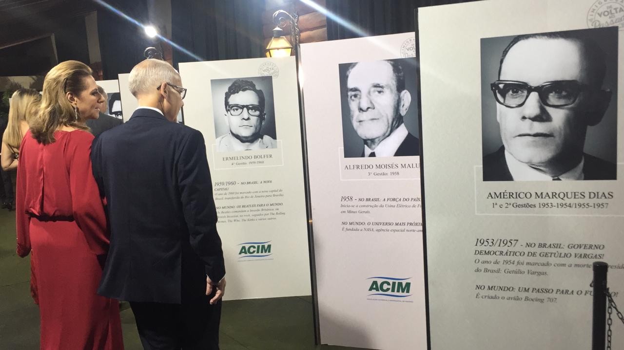 Acim comemora 66 anos homenageando ex-presidentes