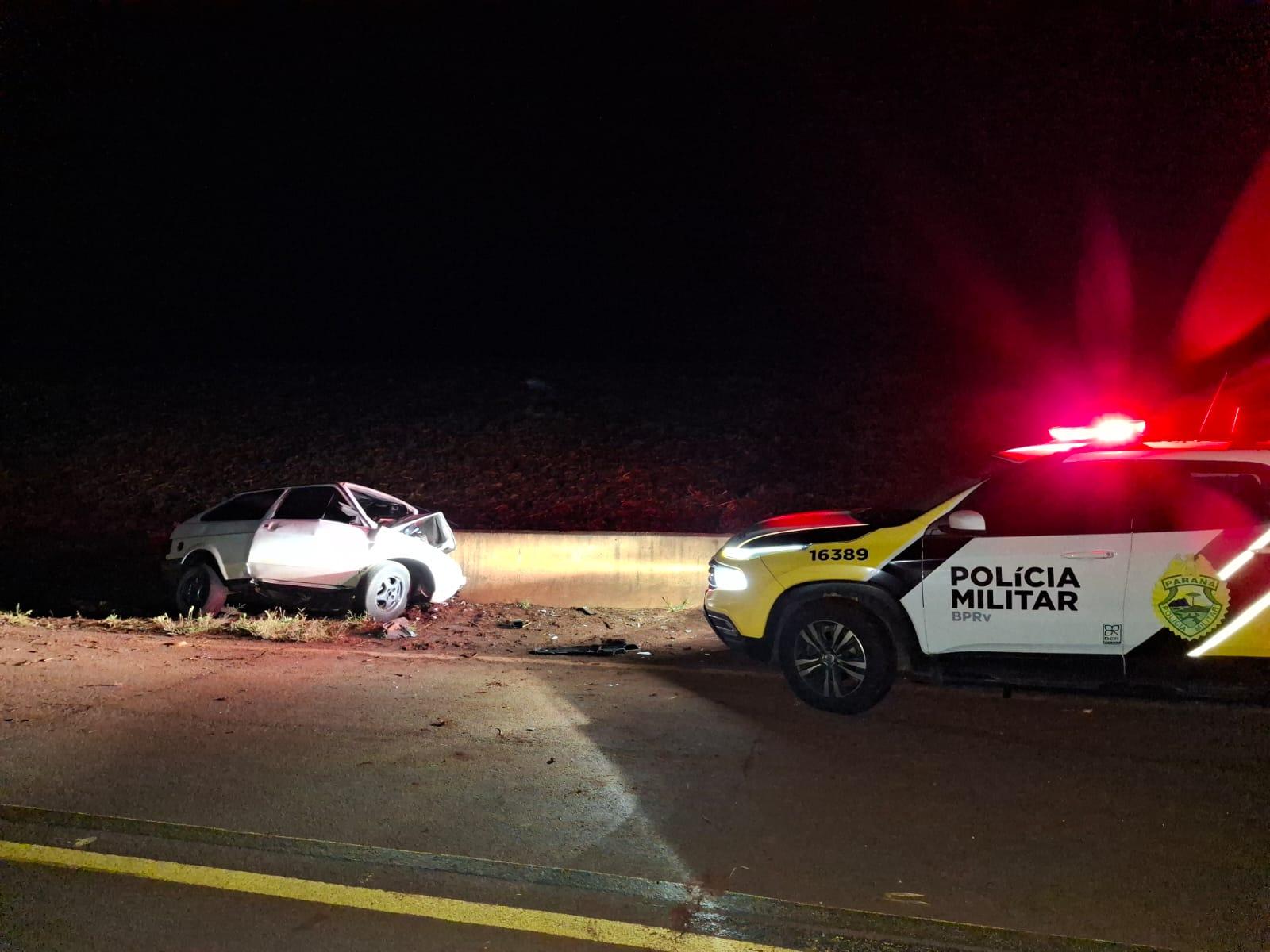 Motorista morre em acidente na PR-462