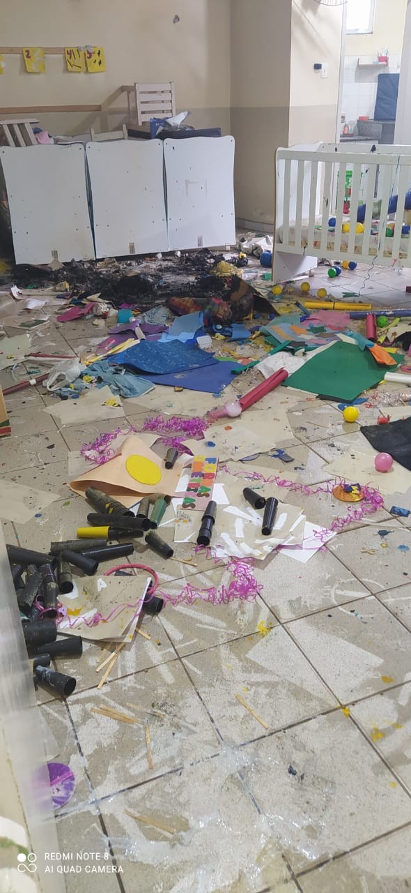 CMEI de Tapejara é invadido e pichado