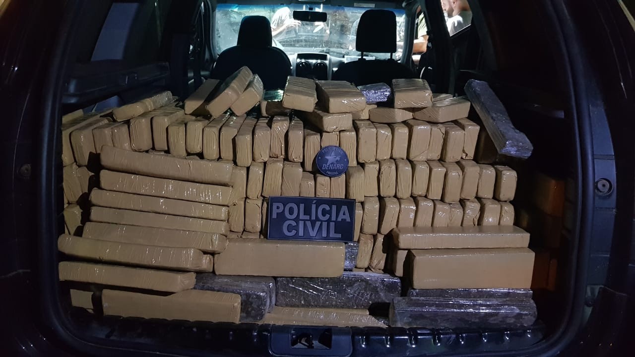 Denarc apreende quase 500 quilos de maconha