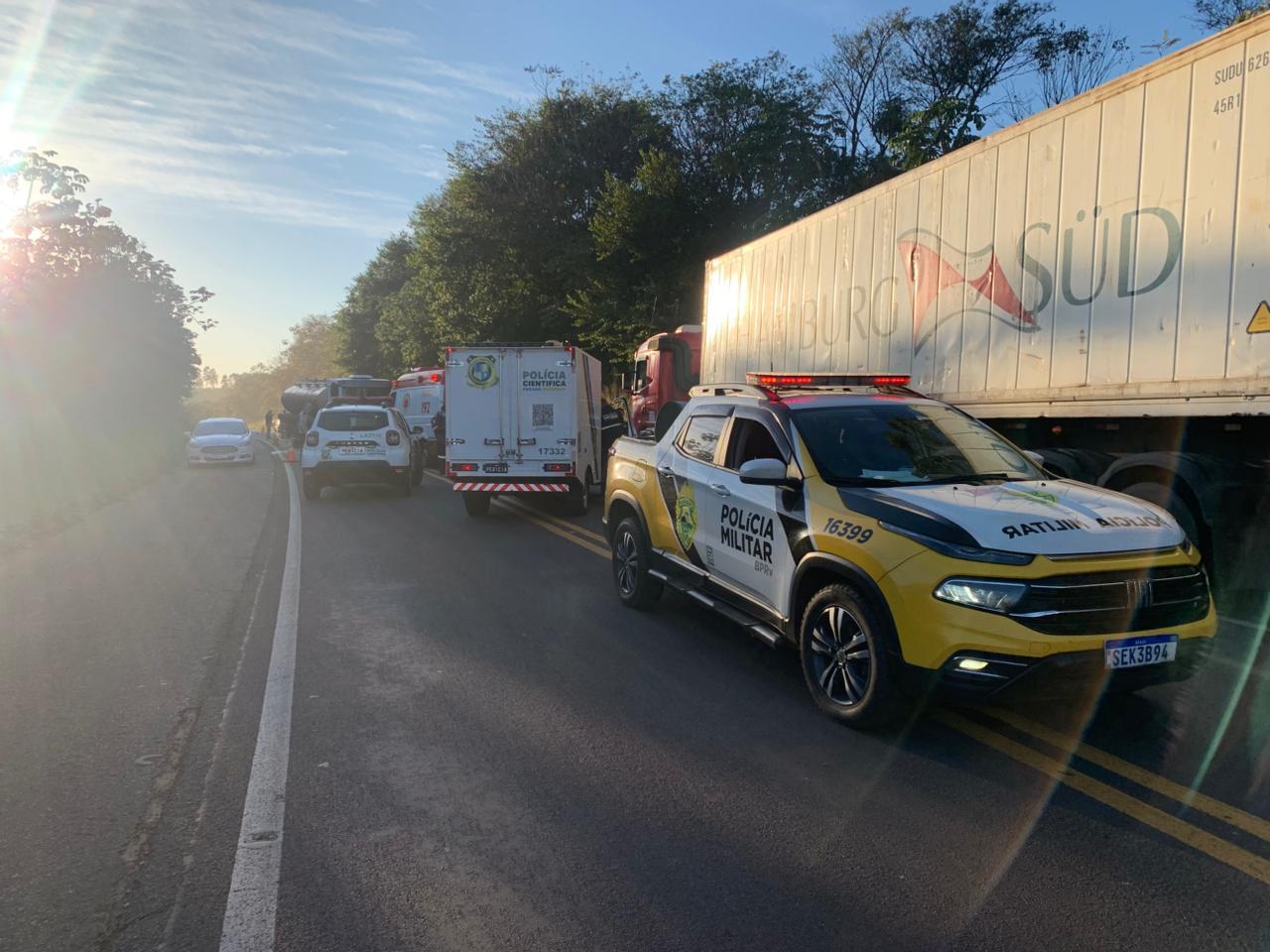 Motorista de 29 anos morre em acidente na PR-323