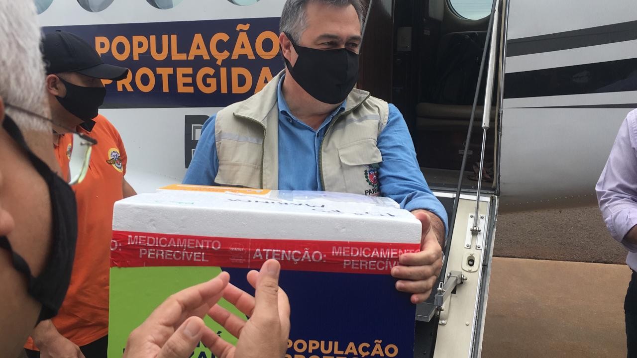 Maringá recebe 4.130 doses da vacina Oxford/AstraZeneca