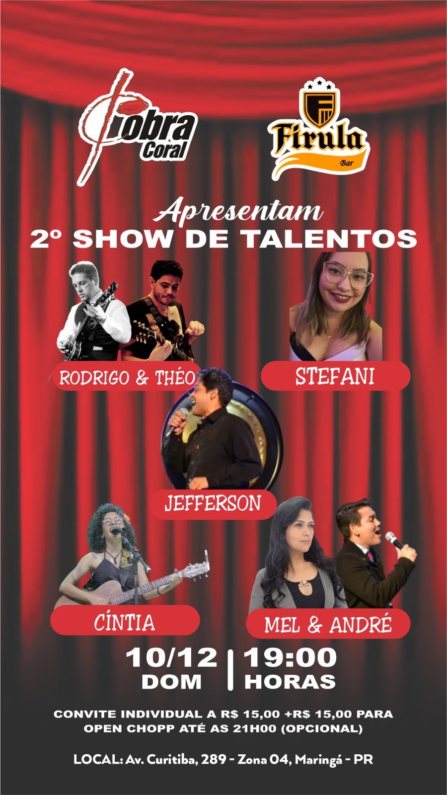 Cobra Coral realiza 2º Show de Talentos no domingo (10)