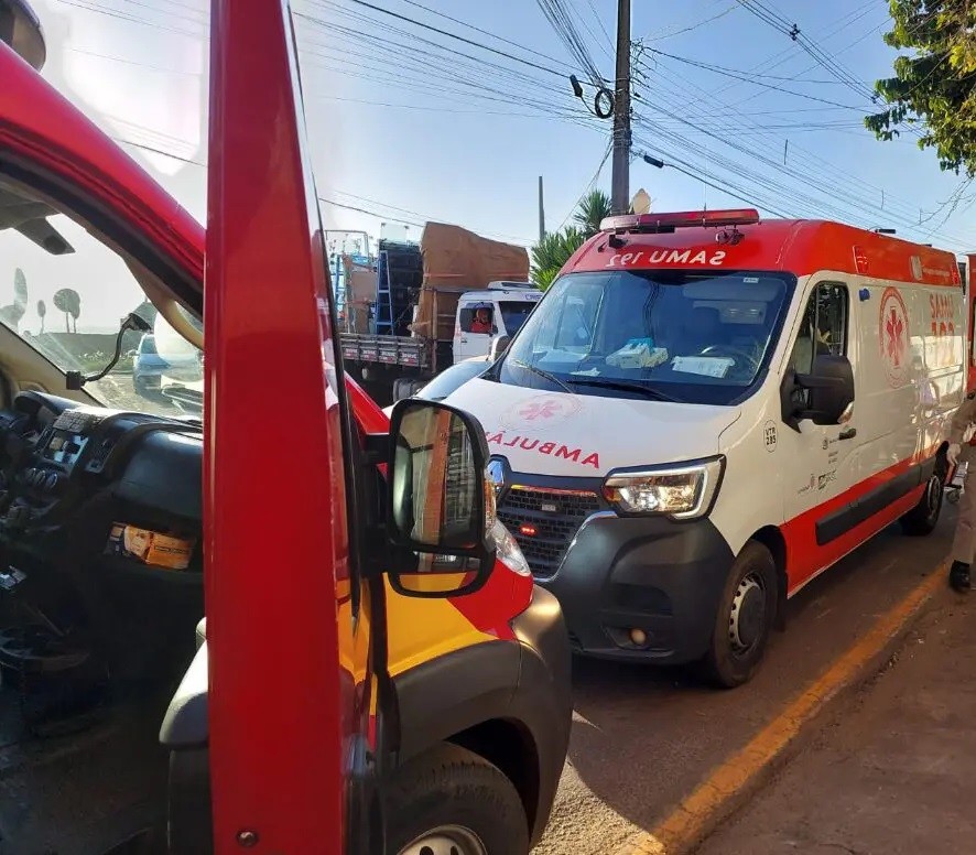 Criança de 4 anos fica gravemente ferida em acidente