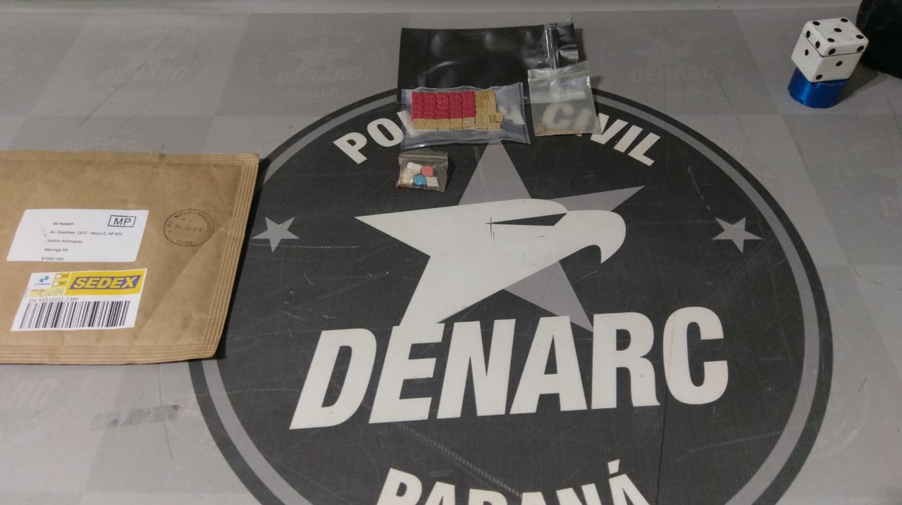 Universitários de Maringá são presos recebendo encomenda de ecstasy pelos Correios
