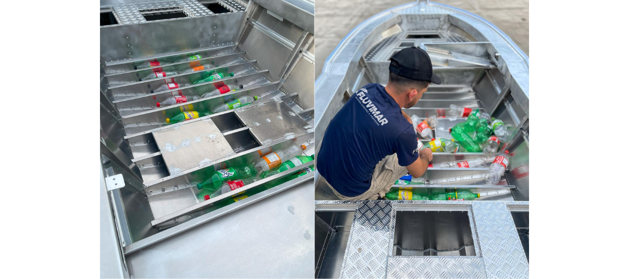 Empresa da região recicla toneladas de PET em barcos