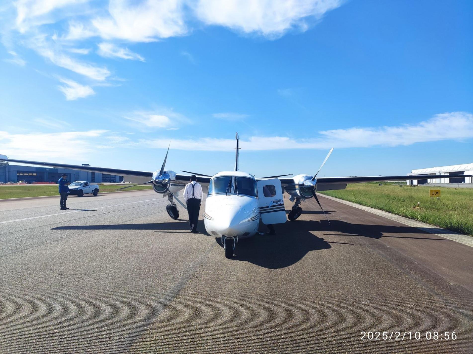 Avião com empresário de Maringá faz pouso “de barriga” em Sorocaba