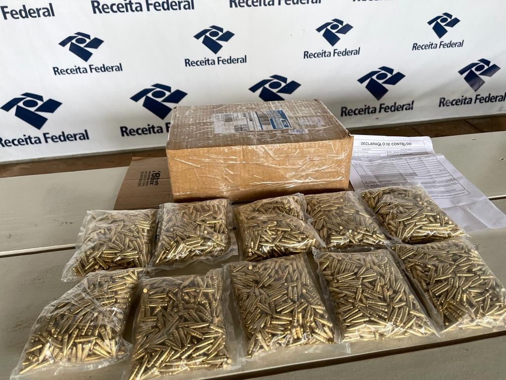 5 mil projéteis para fabricação de munição de fuzil são apreendidos em Maringá