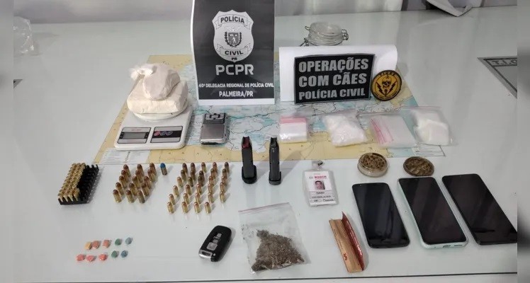 Operação prende quatro pessoas por tráfico de drogas nos Campos Gerais e em Curitiba
