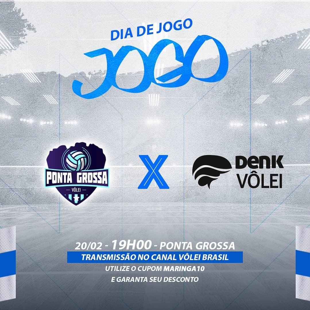 Denk perde para o Ponta Grossa por 3 sets a 2