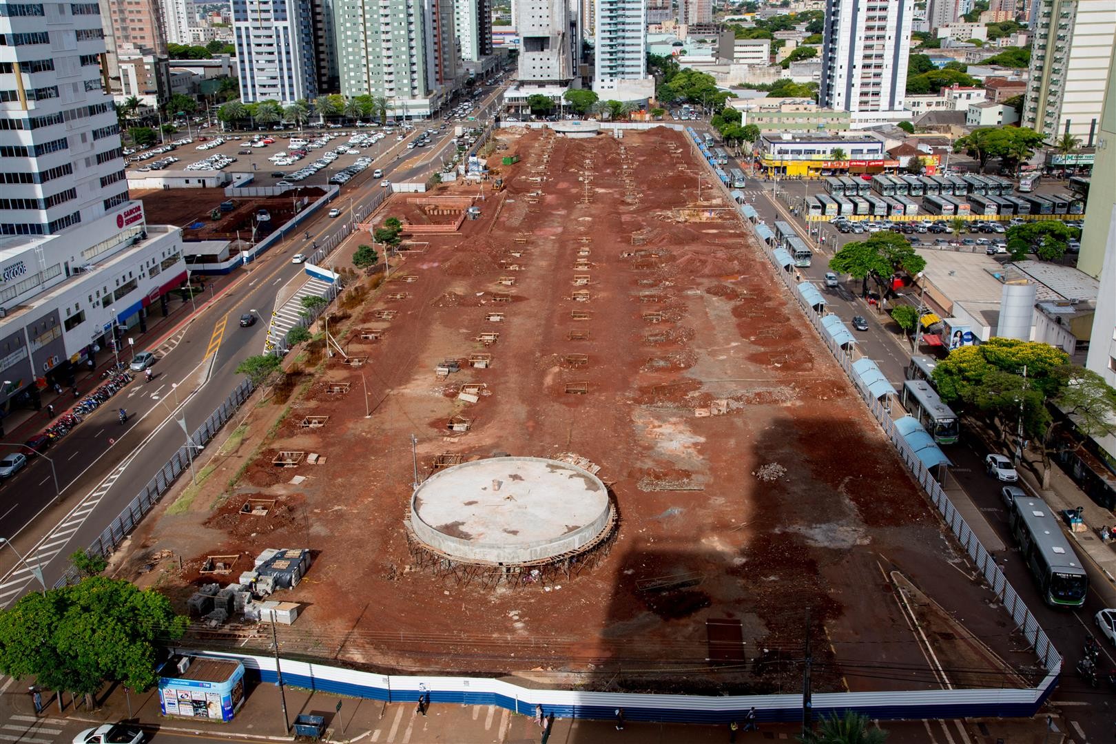 Obras do Terminal Intermodal estão dentro do prazo, diz secretaria das Obras Públicas