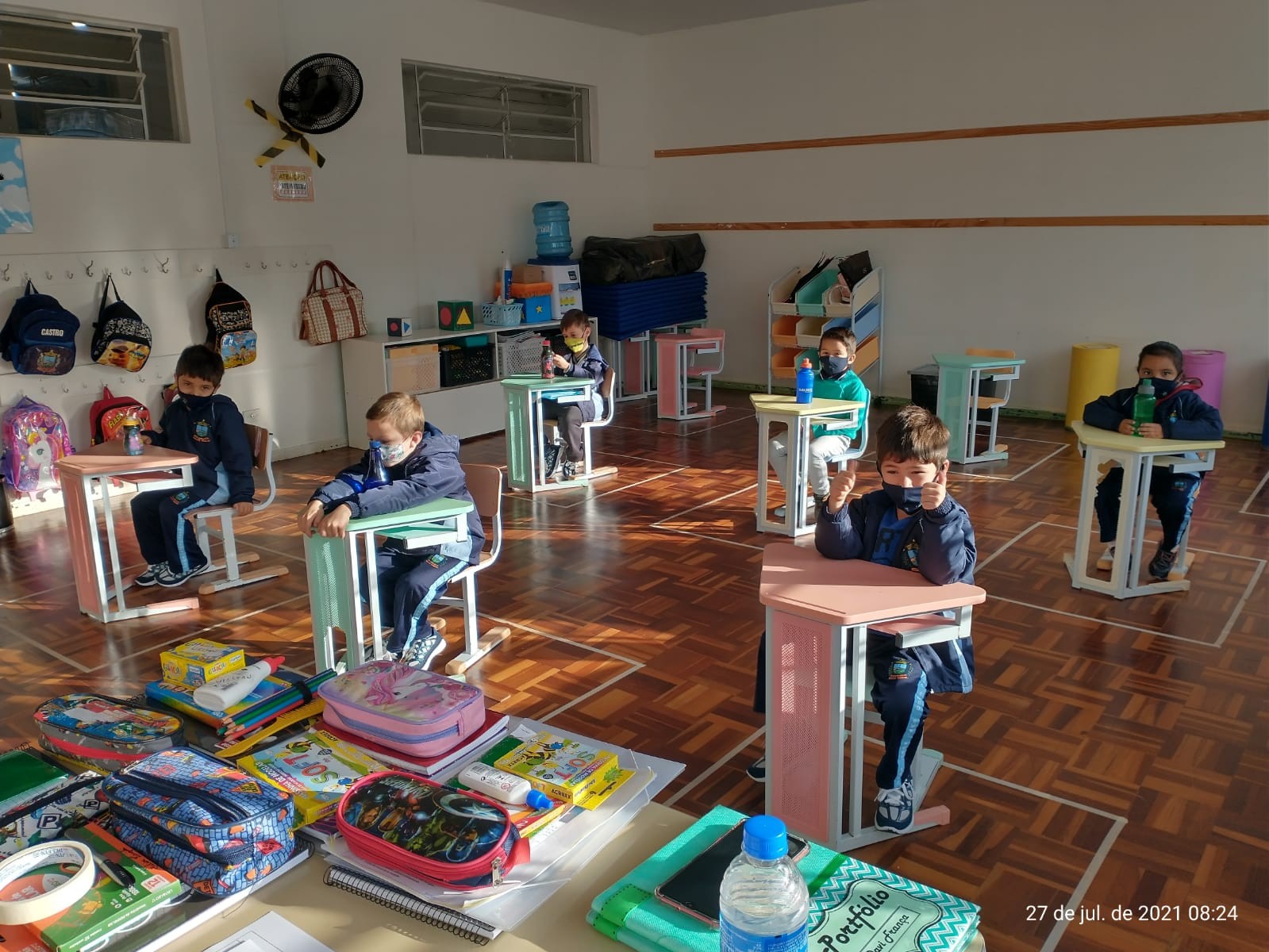 Uso de máscaras passa a ser obrigatório em escolas de Castro