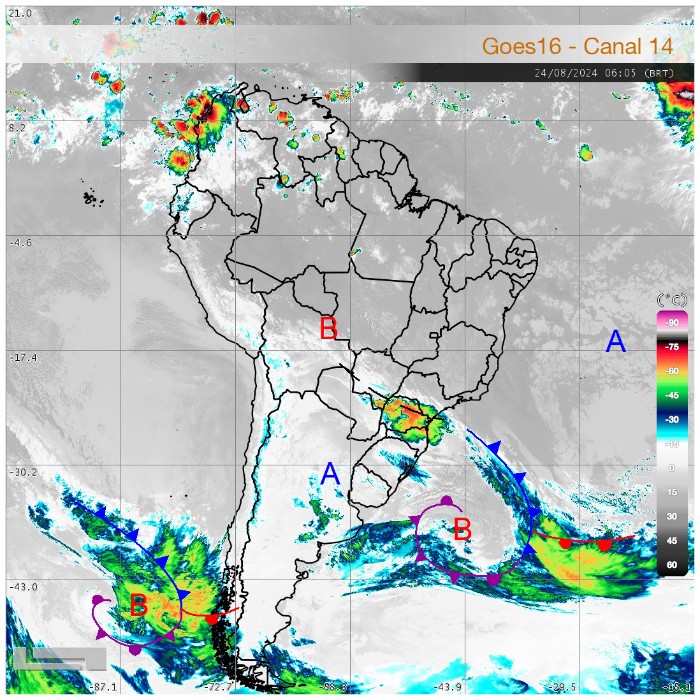Confira o tempo neste sábado (24) em Maringá e no Paraná