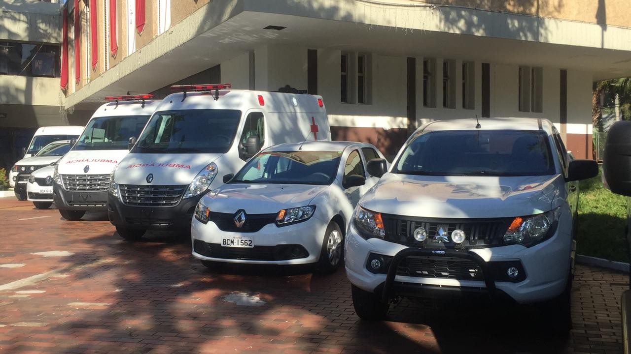 14 veículos são entregues para secretaria de Saúde de Maringá