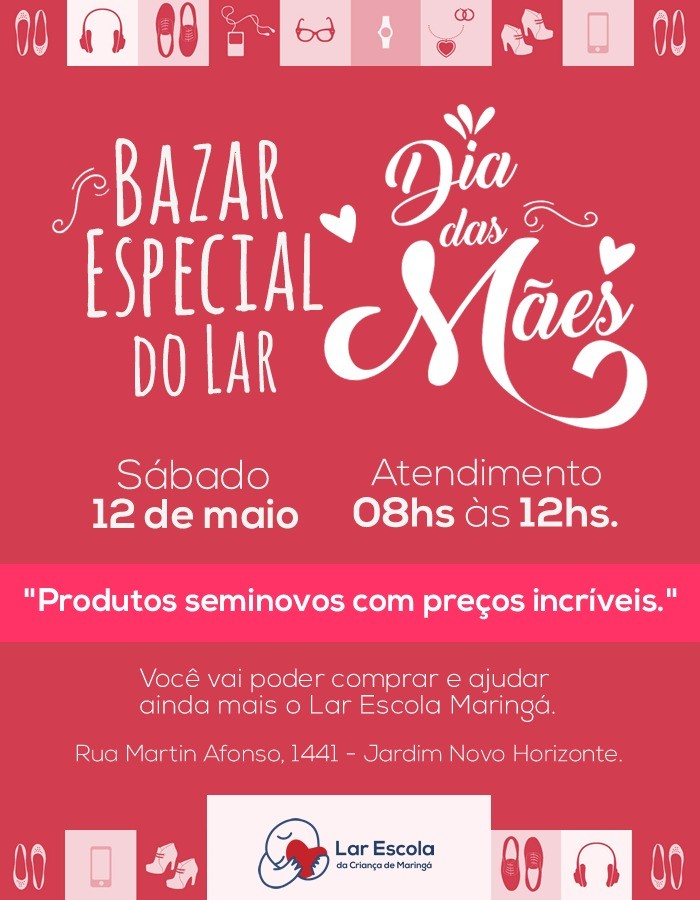 Lar Escola realiza bazar especial