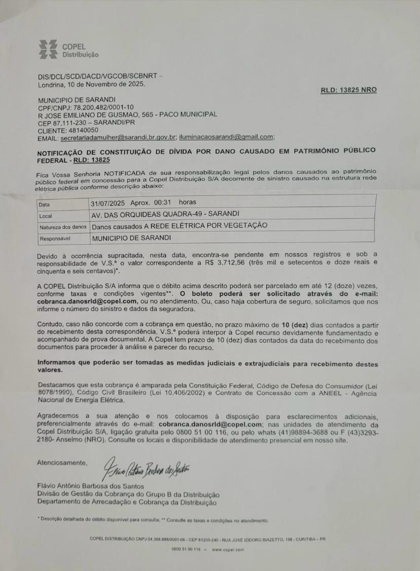 Foto: Divulgação/Prefeitura de Sarandi