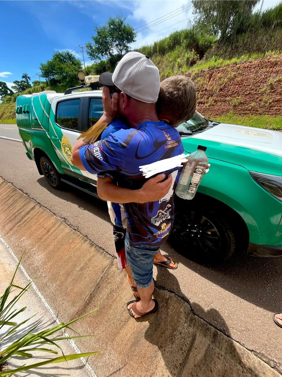 Polícia Ambiental ajuda pai encontrar filho adolescente que saiu de casa após briga