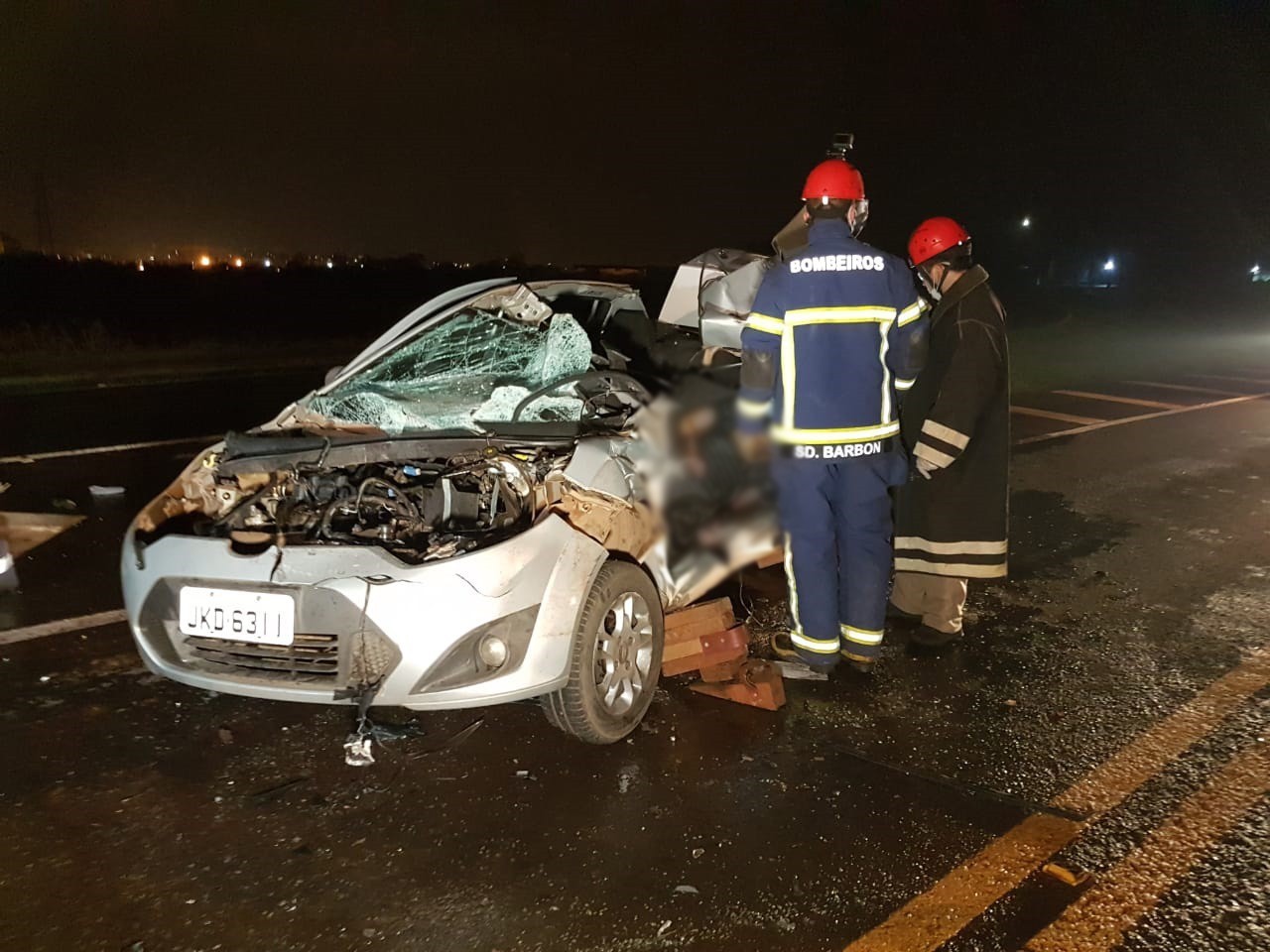 Homem morre em acidente na BR-158 e motorista foge sem prestar socorro