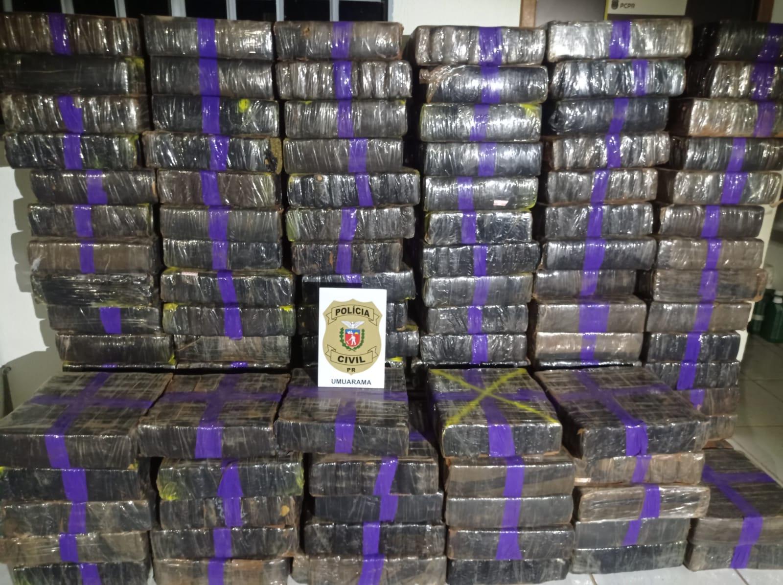 Polícia Civil apreende mais de uma tonelada de droga no Parque Industrial