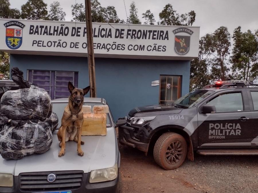 BPFron prende casal que transportava drogas para São Paulo