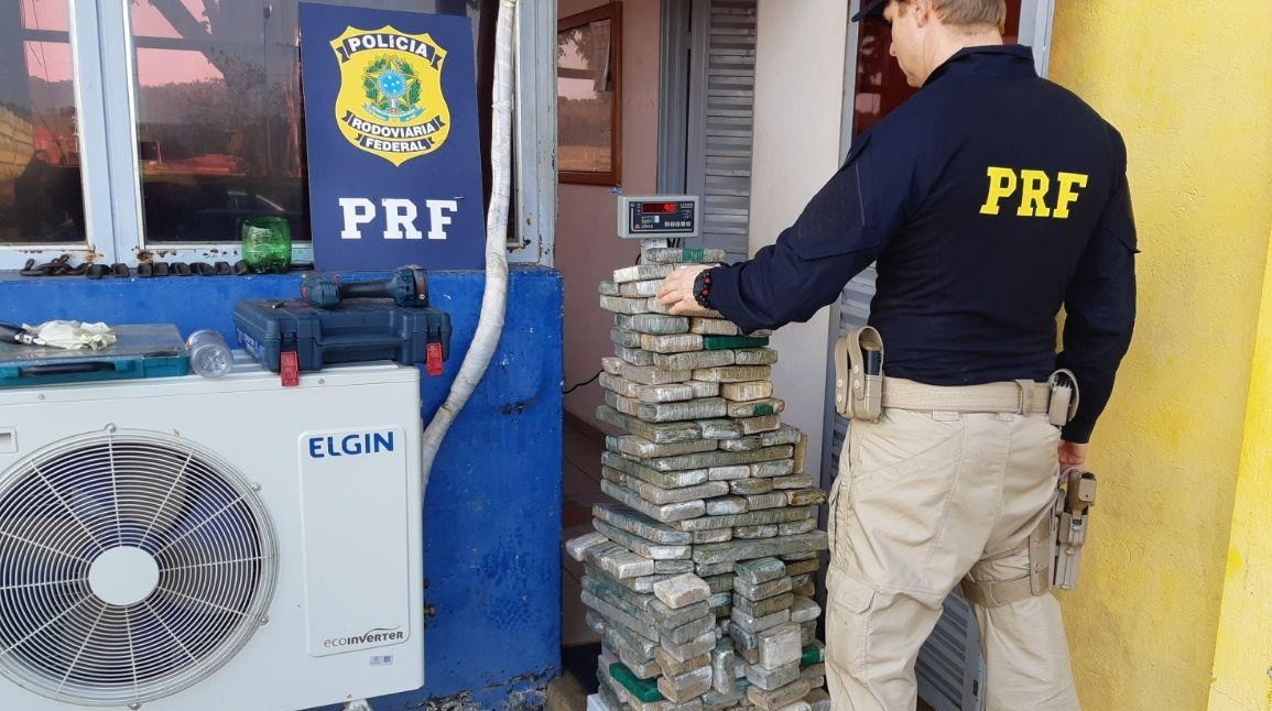 Cerca de 80 quilos de maconha são apreendidos na região noroeste