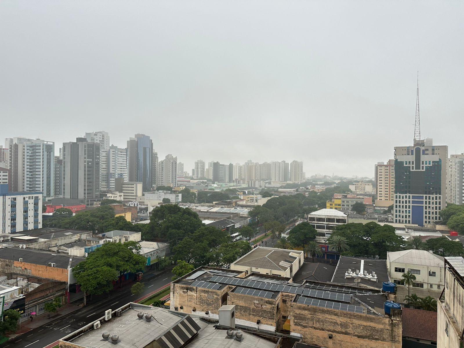 Sexta-feira (8) amanhece com chuva fraca em Maringá; previsão é de tempo firme para o fim de semana