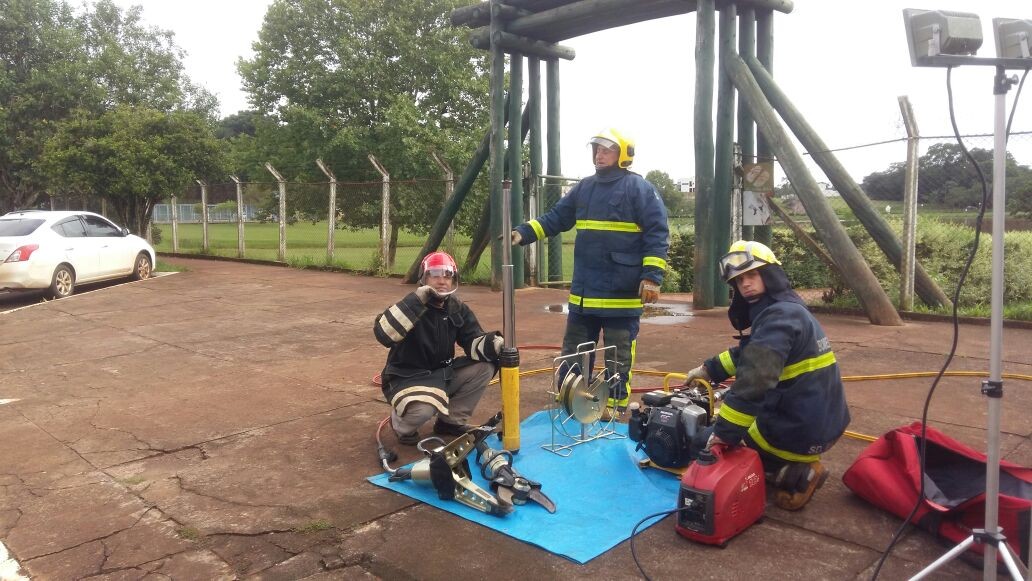 Corpo de Bombeiros realiza ações em público