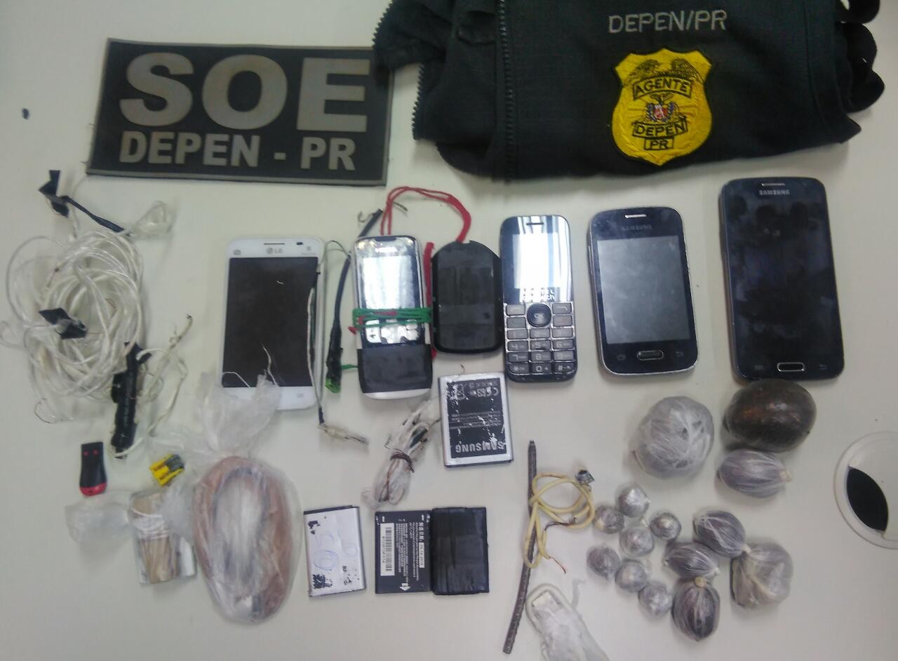 SOE apreende cinco celulares na Casa de Custódia