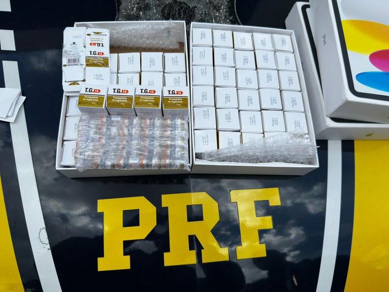 PRF apreende 600 canetas de emagrecimento ilegais na BR-369
