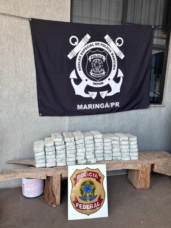 PF apreende 70 kg de cocaína na região de Campo Mourão