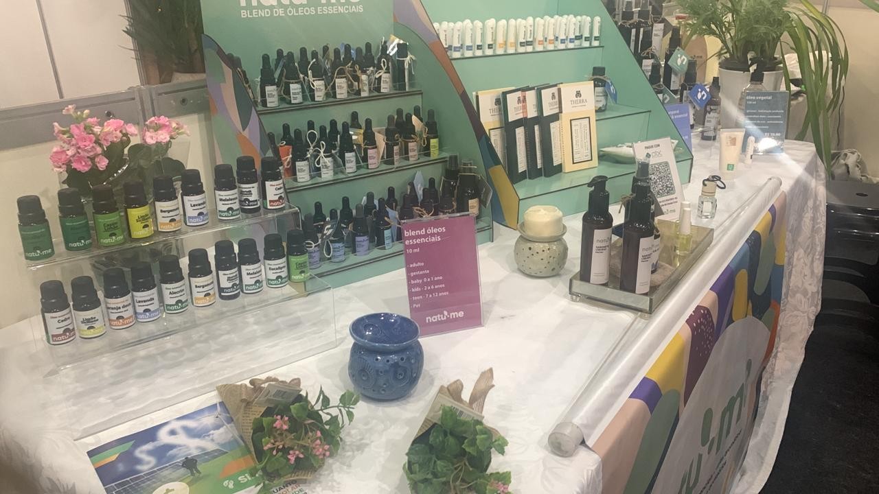 Produtos de aromaterapia estão no setor da agroindústria da Expoingá