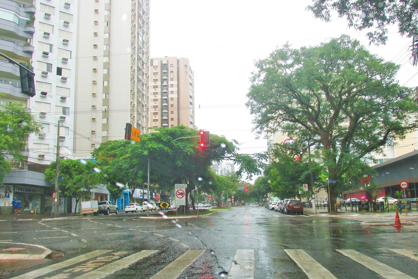 Segunda-feira (8) será chuvosa em Maringá; máxima não deve passar dos 20º C