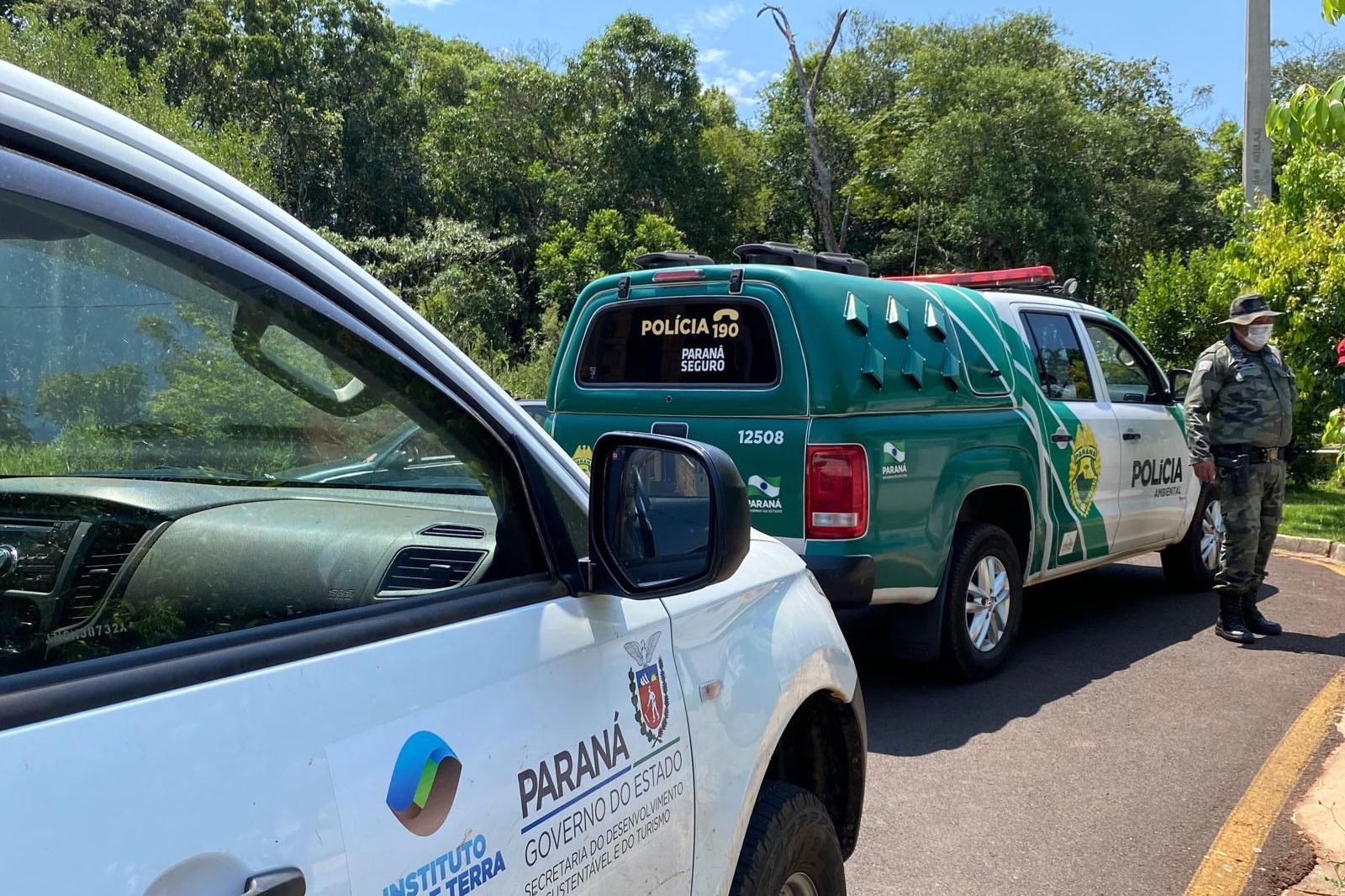 Agentes da polícia militar são treinados para integrar a patrulha ambiental