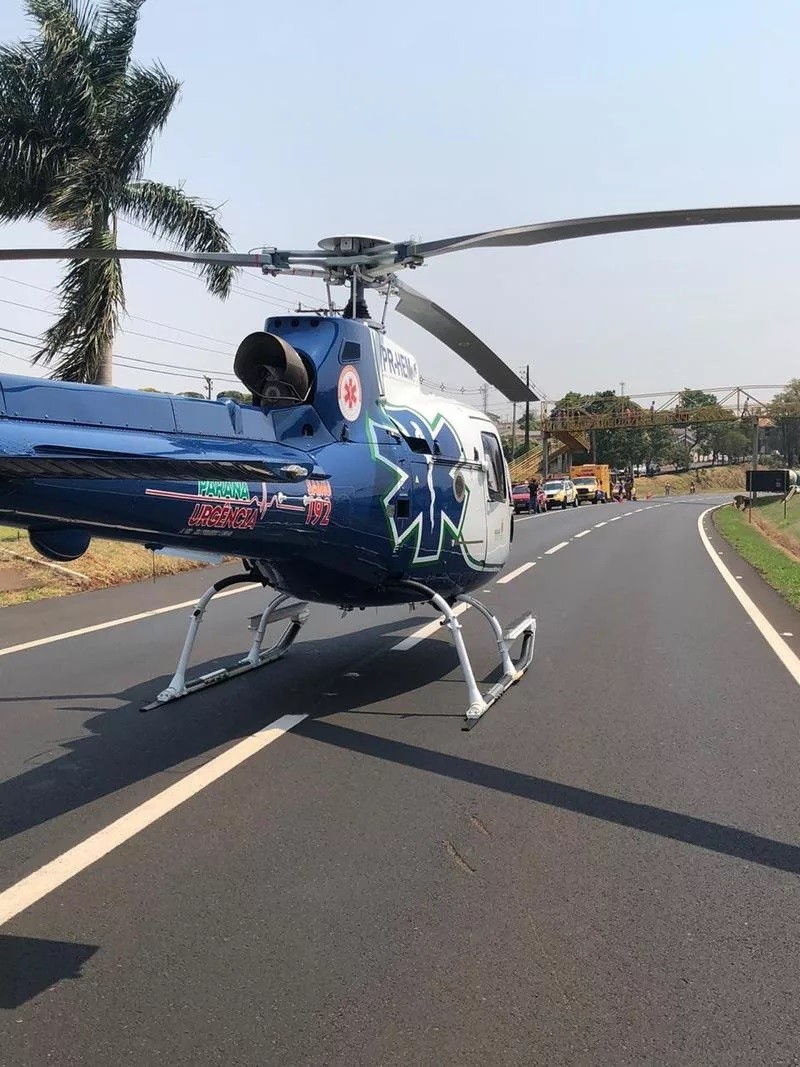 Vítimas de acidente com moto esportiva em Mandaguaçu são identificadas