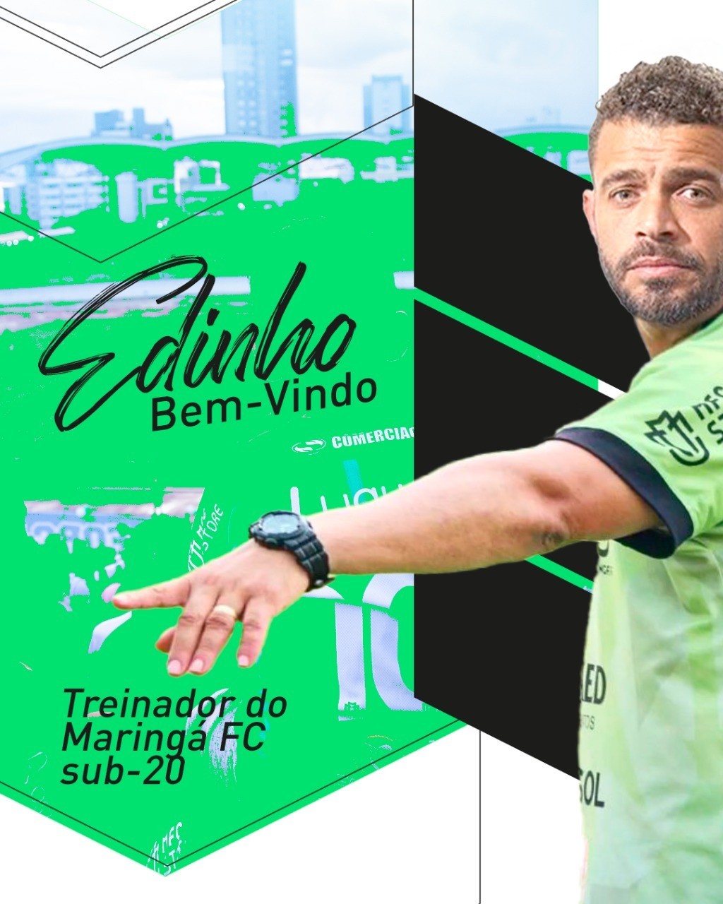Edinho é o novo técnico do sub-20