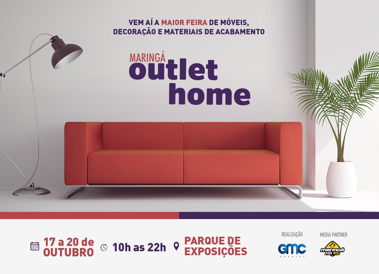 Maringá Outlet Home terá tudo em móveis, decoração e acabamentos